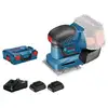 Image de Ponceuse vibrante 18v gss 18v 10 + 2 batteries procore 4ah + chargeur gal 18v 40 + coffret l boxx bosch 06019d020q 750476