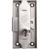 Image de Serrure espagnolette 80x55mm axe 35mm longueur du canon 12mm droite finition fer - DEVISMES - 12383-005-D