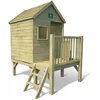 Image de Maisonnette sur pilotis - SOULET - Winny - en bois traité - pour enfants