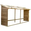 Image de Abri-bûches en bois 203 x 1145 x 410 cm Memphis - Cerland