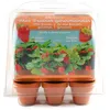 Image de Mini-serre - RADIS ET CAPUCINE - 6 pots - Kit complet écoresponsable - Pour intérieur & balcon