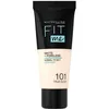 Image de Maybelline New-York - Fond de teint Fluide Fit Me Matte & Poreless - Peaux normales à grasses - Teinte : 101 True Ivory - 30 ml