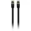 Image de Textorm Câble RJ45 Plat CAT 8.1 U/FTP (noir) - 10 m