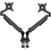 Image de Inovu Premium Mount Lt2 Noir Support 2 Écrans 17 À32'', 2 À 9 Kg Par Écran, Compatible Incurvé, Vesa 100x100 / 75x75