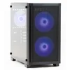 Image de Fox Spirit Mg1 Boîtier Mini Tour Avec Façade Mesh, Verre Trempé Et 3 Ventilateurs Argb
