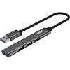 Image de Inovu Inhub4a2 Hub Usb-a Compact Avec 3 Ports Usb 2.0 Et 1 Port Usb 3.0 Pour Accessoires Usb