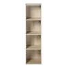 Image de COMPO Meuble de rangement 4 cases en colonne décor chêne - H123 cm