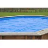 Image de SUNBAY Bâche été à bulles pour piscine ovale en bois Acapulco - 637 x 412 x 133 m
