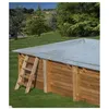 Image de Bâche dhivernage pour piscine bois Sunbay - City 4 pans carrée 225 x 225 m