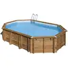 Image de Piscine Bois Avocado 6,56 X 4,56 X 1,31 M - Gré