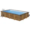Image de Piscine Bois Evora 6,20 X 4,20 X 1,33 M - Gré