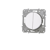 Image de Poussoir + Interrupteur va-et-vient Schneider Odace S520285