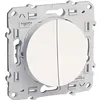 Image de Interrupteur et bouton-poussoir ODACE 10A 250V - SCHNEIDER ELECTRIC - S520285