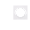 Image de Plaque de finition blanche simple Schneider Odace Styl S520702