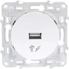 Image de Prise alimentation USB ODACE 5 V 1 A - SCHNEIDER ELECTRIC - S520408