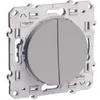 Image de Double va-et-vient ODACE aluminium - SCHNEIDER ELECTRIC - S530214