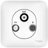 Image de SCHNEIDER ELECTRIC Prise TV FM SAT Ovalis