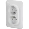 Image de Double prise de courant 2P+T OVALIS avec terre 250 V - SCHNEIDER ELECTRIC - S262089