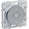 Image de SCHNEIDER ELECTRIC Interrupteur volets roulants Odace aluminium 230 V