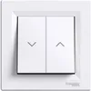 Image de SCHNEIDER ELECTRIC Interrupteur pour volet roulant va-et-vient encastrable Asfora 10 A
