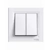 Image de Interrupteur va-et-vient - SCHNEIDER ELECTRIC - ASFORA - Blanc - 2 boutons - Intérieur