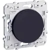 Image de Bouton-poussoir ODACE 10A à vis gris anthracite - SCHNEIDER ELECTRIC - S540206