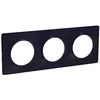 Image de SCHNEIDER ELECTRIC Plaque de finition 3 postes Odace Styl anthracite