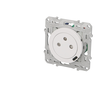 Image de Prise de courant 2P+T 16A affleurante + USB C blanche Schneider Odace S520089