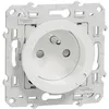 Image de Prise électrique avec USB - Schneider Electric - Odace - Blanc - 16A - Prêt à poser
