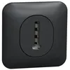 Image de Ovalis - Prise téléphone en T - 8 contacts Avec plaque de finition -Anthracite (S460496)