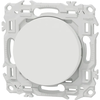 Image de Interrupteur va-et-vient ou poussoir simple Blanc craie Schneider Odace S920204