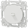 Image de Interrupteur va-et-vient ou poussoir simple à levier Blanc craie Schneider Odace S920203