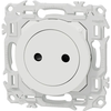 Image de Prise de courant 2P sans terre Blanc craie 16A Schneider Odace S920033
