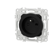 Image de Prise de courant 2P+T 16A rénovation Noir onyx Schneider Odace S940049