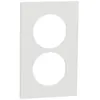 Image de Plaque de finition - SCHNEIDER - Odace - Blanc craie - 2 postes - 57mm