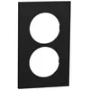 Image de Plaque de finition - SCHNEIDER - Odace - Noir Onyx - 2 postes - 57mm
