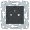 Image de Prise 2P+T affleurante 16A connexion rapide - anthracite - Unica - Schneider