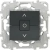 Image de Interrupteur volet-roulant 6A - anthracite - Unica - Schneider