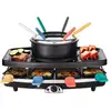 Image de Raclette grill fondue continental edison fd12881 8 personnes 1100 w