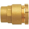 Image de Raccord droit femelle - HUOT - 9014-20(2) - Filetage 15x21 (1/2) - Ø20 mm - Laiton