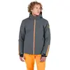 Image de Veste à capuche Rossignol Strawpile gris foncé orange - XL