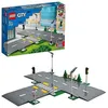 Image de LEGO City 60304 Intersection à assembler Jeu construction ville avec panneaux et routes à imbriquer pour garçon ou fille LEGO