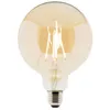 Image de Ampoule déco filament LED ambrée 7W E27 720lm 2500K - Globe - Elexity