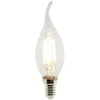 Image de Ampoule déco flamme filament LED E14 3W - Blanc chaud - 470lm 2700K - Zenitech