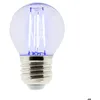 Image de Ampoule LED déco filament - Bleu 3W E27 sphérique - Elexity