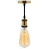 Image de Kit suspension vintage avec câble textile et ampoule filament carbone Edison - Zenitech