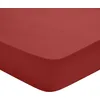 Image de Dodo - Drap Housse Studio Coton Rouge 90x190 Cm