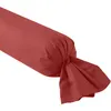 Image de Dodo - Taie De Traversin Studio Coton Rouge 160 Cm