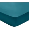 Image de Dodo - Drap Housse Partition Satin De Coton Coloris Canard 90x190 Cm