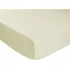 Image de Dodo - Drap Housse Coton Thermorégulé Ivoire 140x190 Cm